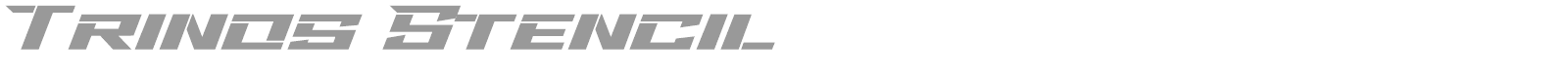 Trinos font preview